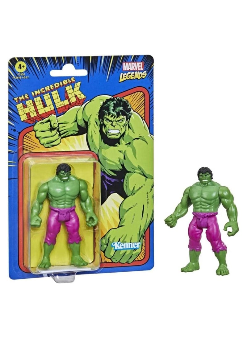 Hasbro Legends Series 3.75-inch Retro Collection Hulk Action Figure Toy