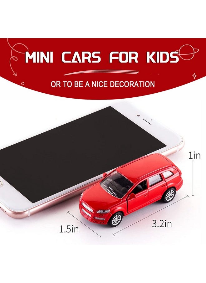Die Cast Metal Toy Cars Set Of 5, Openable Doors Pull Back Car Gift Pack For Kids (Private Car)