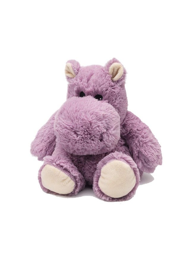 Hippo Cozy Plush Heatable Lavender Scented Stuffed Animal