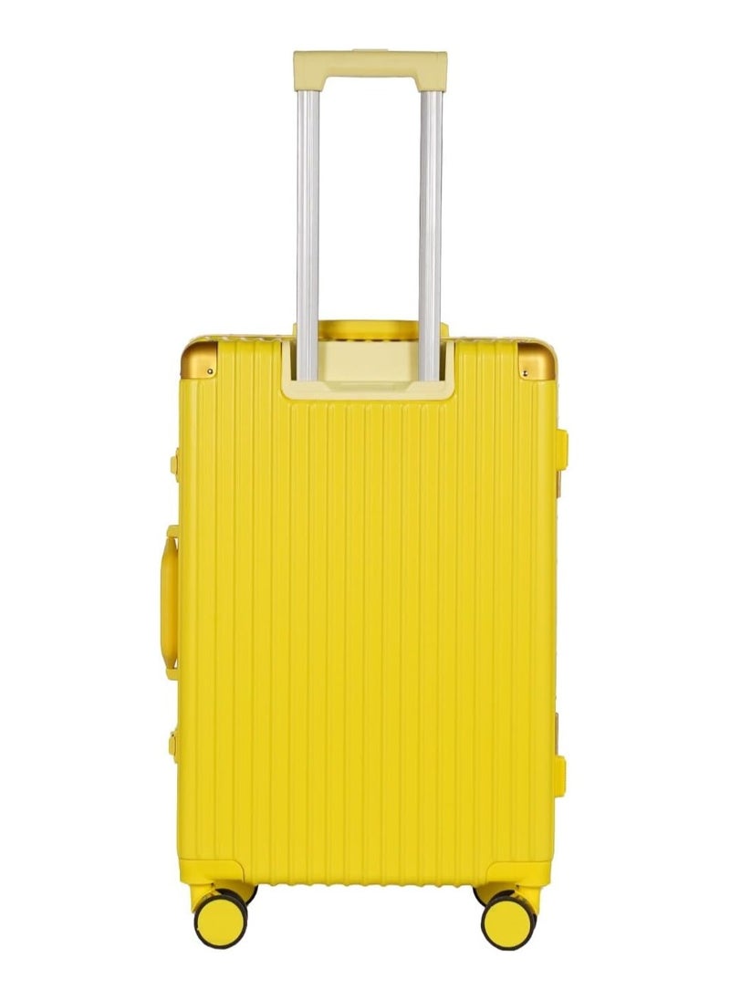 Suitcase set aluminium Frame Yellow