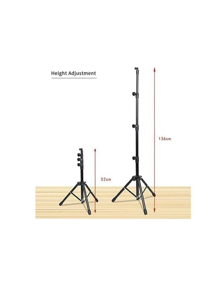 Xria Telescopic Tripod Tablet Stand for Tablets 6″ to 13″ Tablet Floor Stand for IPad 12.9″ Mobile Phone Stand