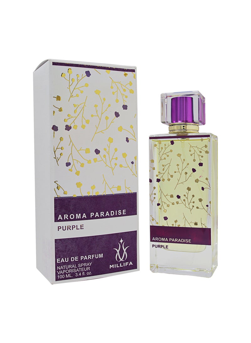 AROMA PARADISE PURPLE by Millifa (100ml), Eau de Parfum, Luxurious, Premium Parfum for Unisex