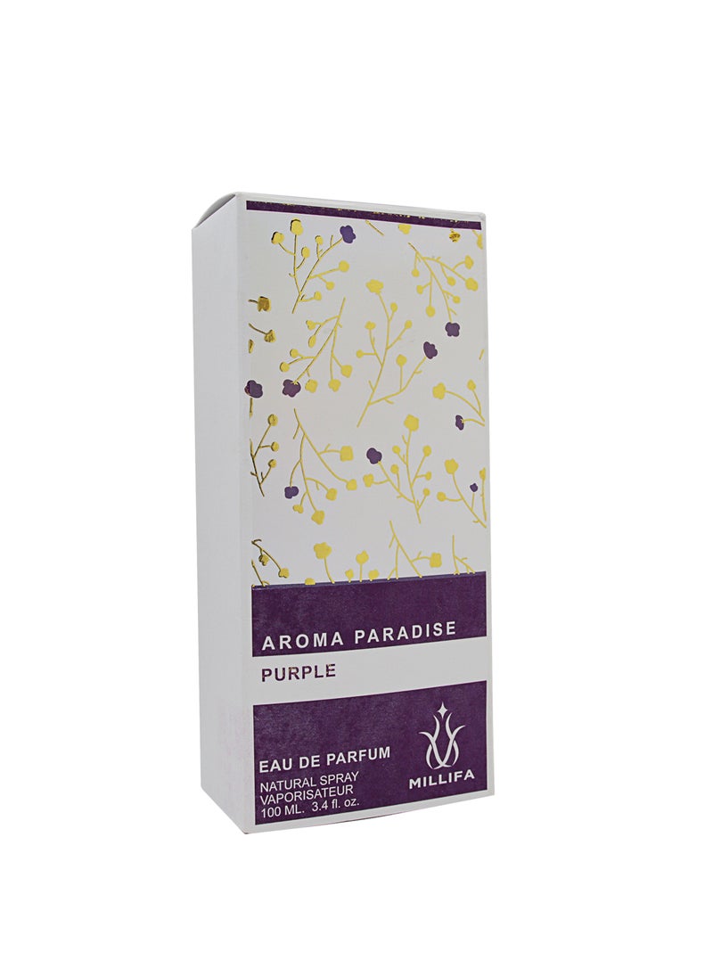 AROMA PARADISE PURPLE by Millifa (100ml), Eau de Parfum, Luxurious, Premium Parfum for Unisex