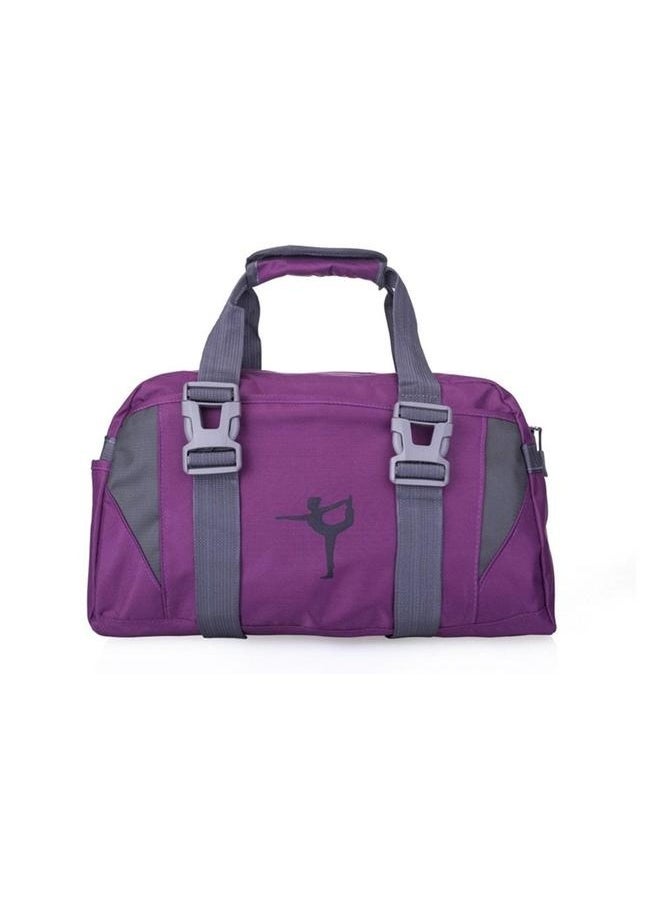 Waterproof Sport Gym Bag 40x21x21cm，Large Dance Duffle Bag For Girls Sport Gym Bags For Women Yoga Bag (Purple)