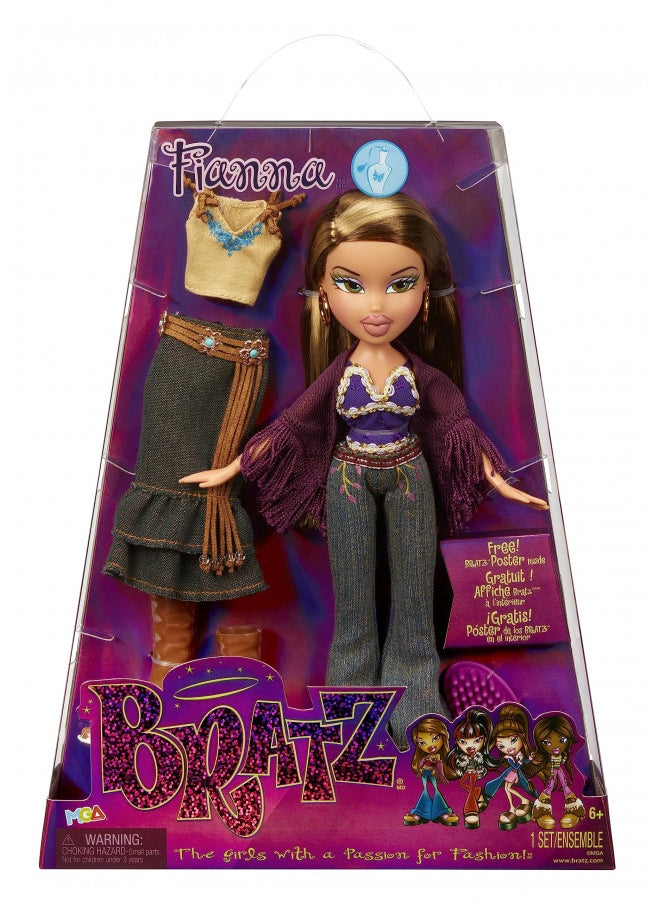 Bratz Original Fashion Doll Fianna Series 3 with 2 Outfits and Poster, Collectors Ages 6 7 8 9 10+