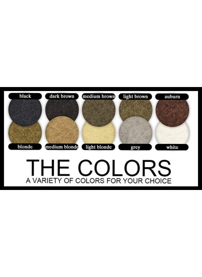 Uilding Fibers 50 Grams Jargod- Refill Your Existing Fiber Bottle - Hair Loss Concealer For Thinning Hair (Medium Brown)