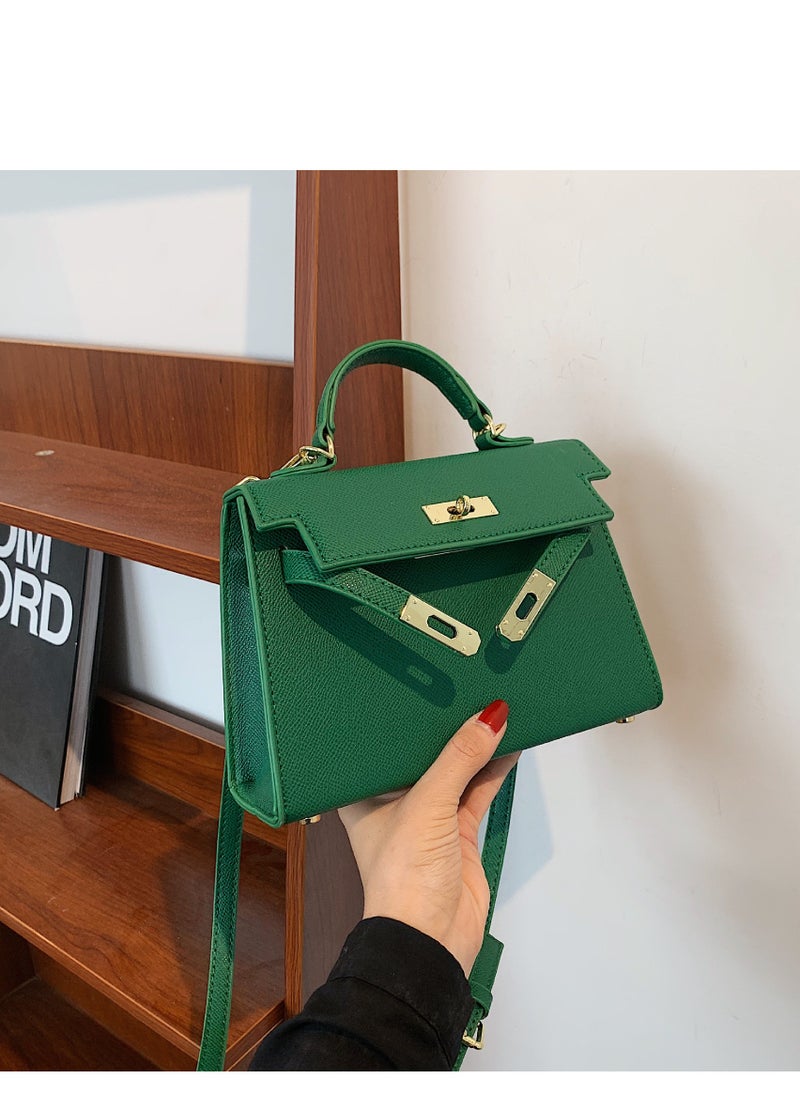 Women's Satchel Handbag Shoulder Handbag 19*7*21cm Green