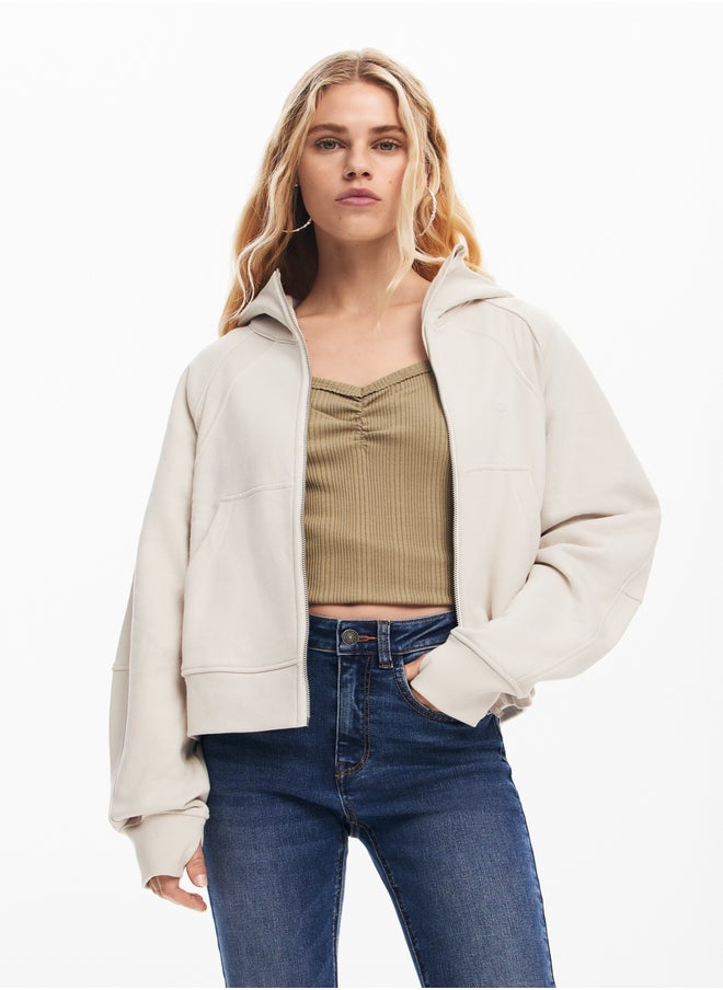 Straight Jeans With Plain Pockets