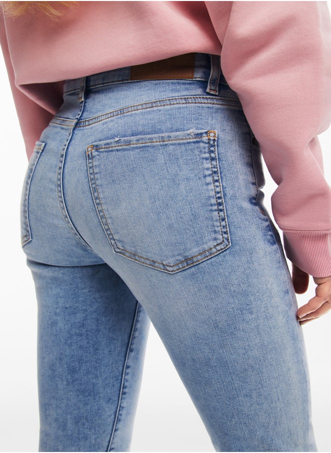 Pink Denim Pants