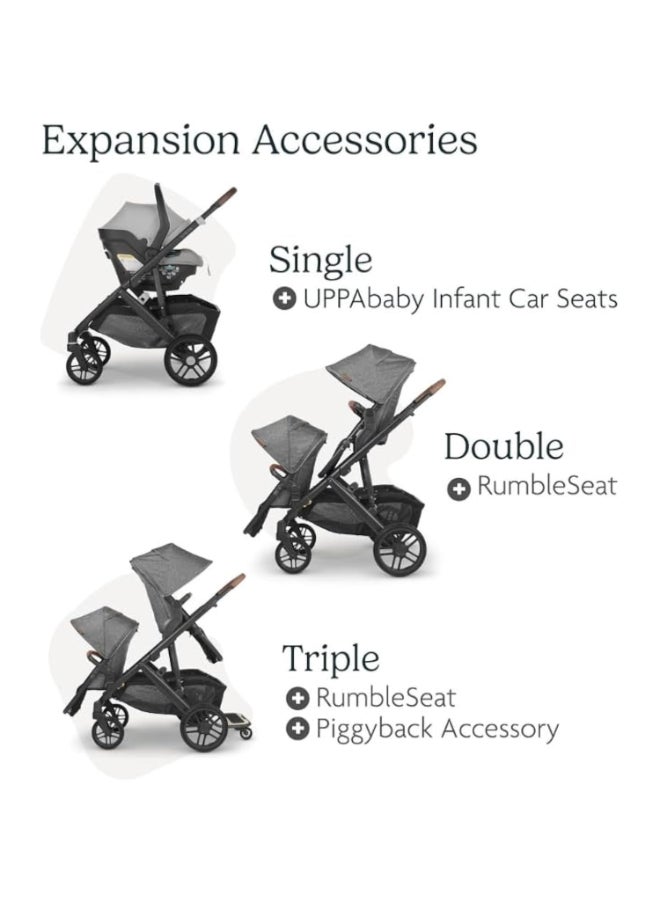 Vista V2 Convertible Stroller Noanavy With Carbon Frame And Saddle Leather Travel - Friendly Double Stroller With Upf 50+ Sunshade And Shock - Absorbing Suspension