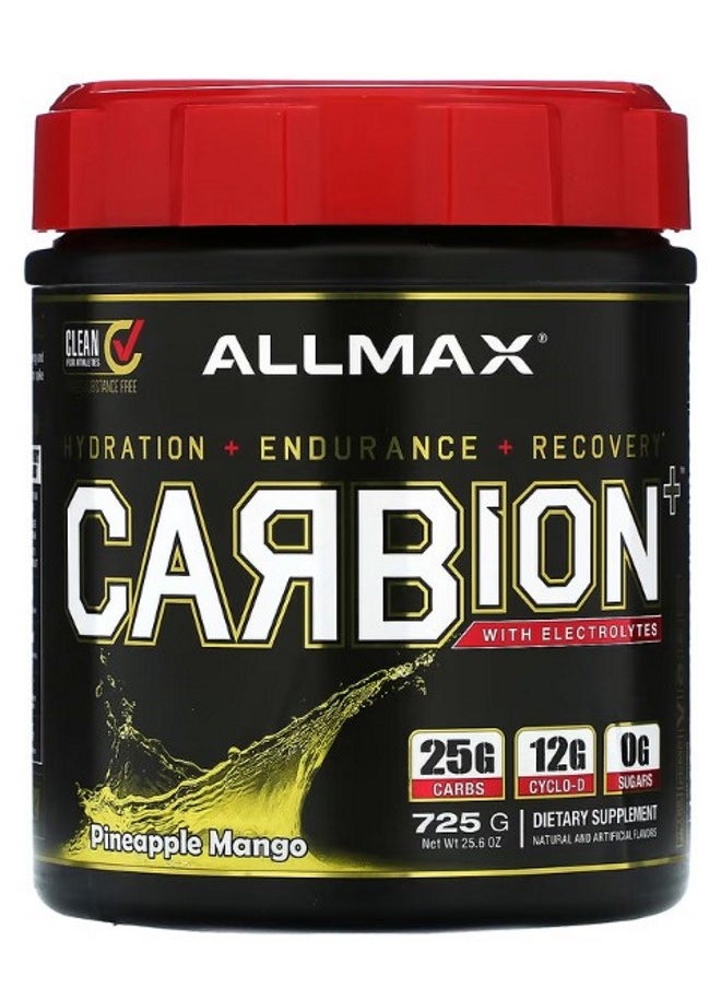 CARBION with Electrolytes Pineapple Mango 25.6 oz 725 g