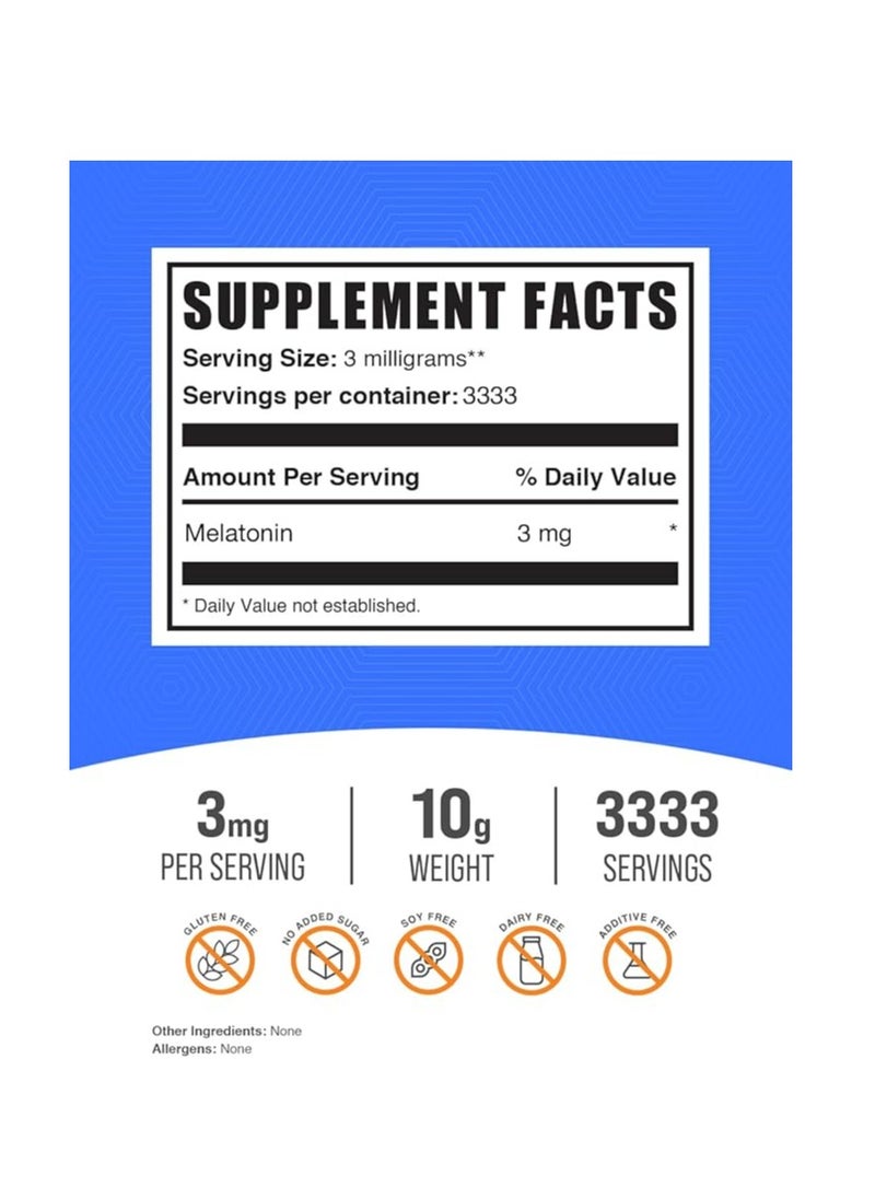 Melatonin Powder 3mg 10g