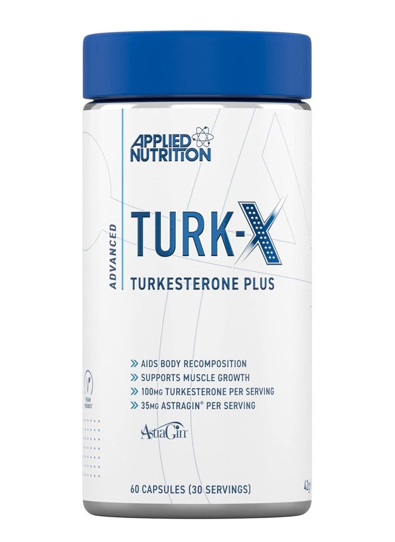 Applied Nutrition Turk-X, Turkesterone Plus, 60 Capsules, 30 Serving