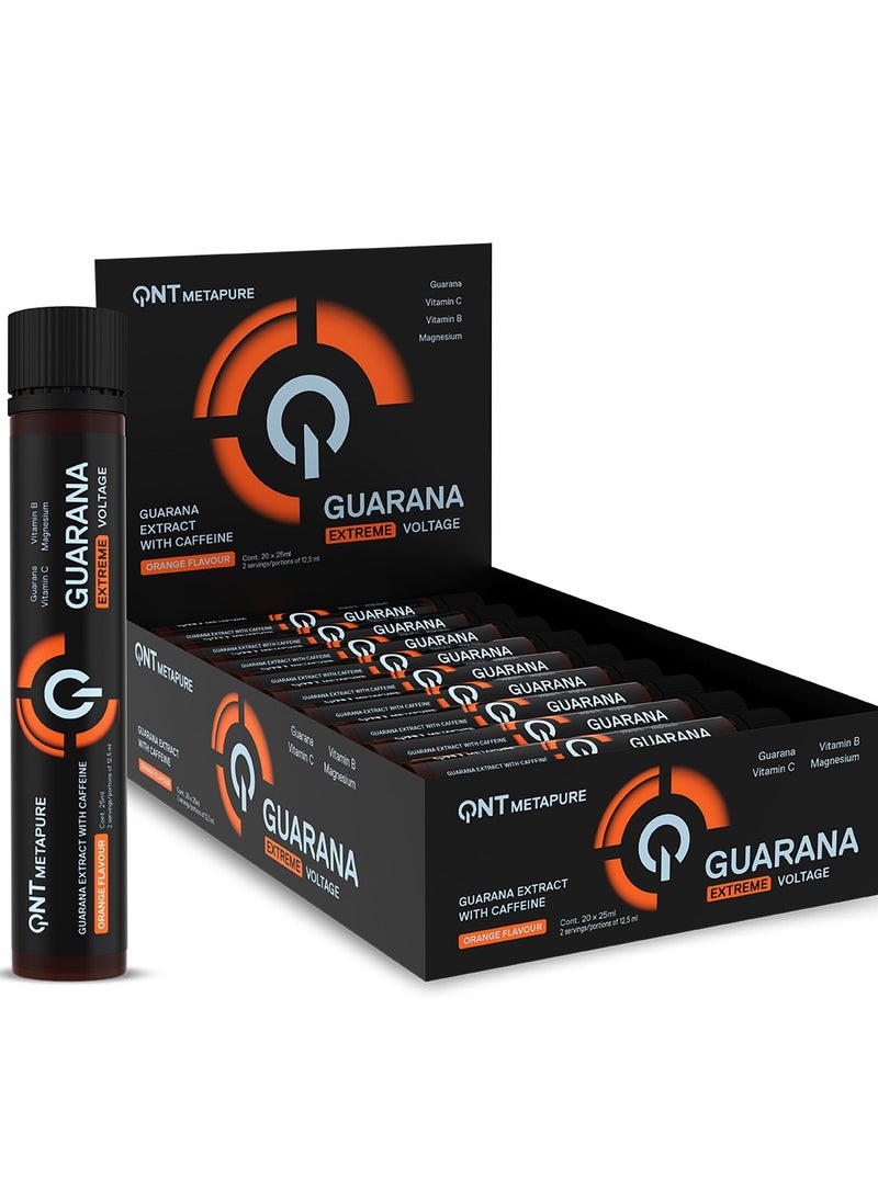 QNT METAPURE GUARANA EXTREME VOLTAGE ORANGE FLAVOUR 20*25ML