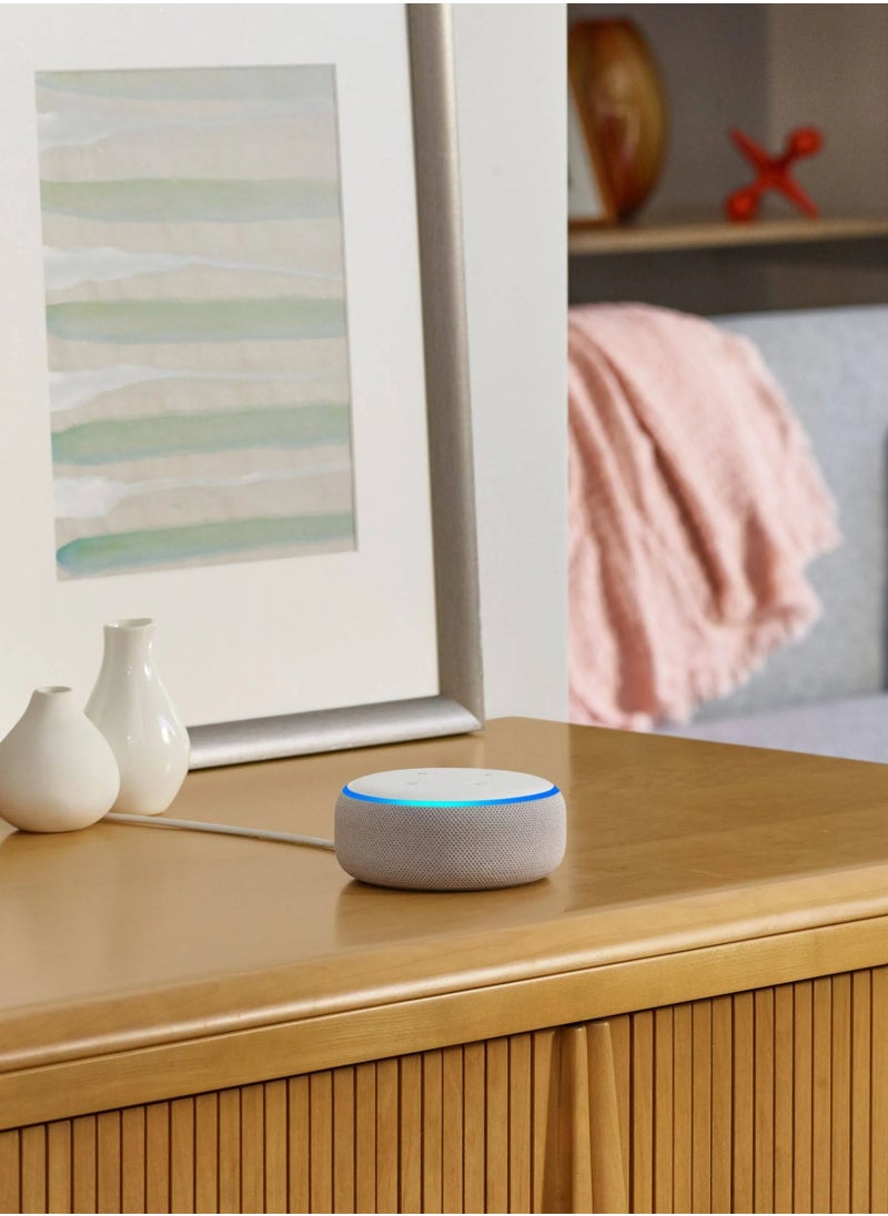 Smart Home Systems Echo Dot (3rd Gen) Smart Certified Developed with Alexa Support Carbon (white)