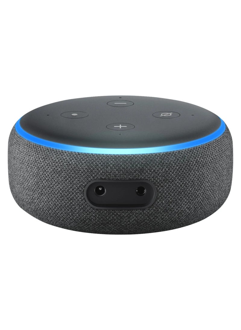 Smart Home Systems Echo Dot (3rd Gen) Smart Certified Restored with Alexa Support Carbon Black