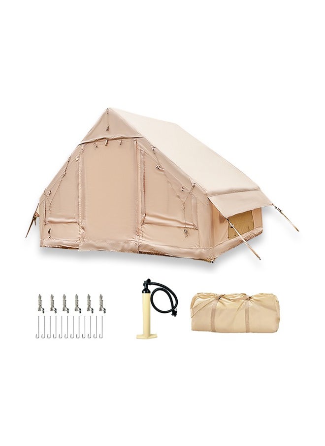 Inflatable Camping Tent Easy Setup 4 Season Glamping Tent with High Performance Inflatable Structure 4-6 Persons Waterproof Windproof Outdoor Self-Supporting blow up tent Air Tent portable house hiking fishing Tailgating