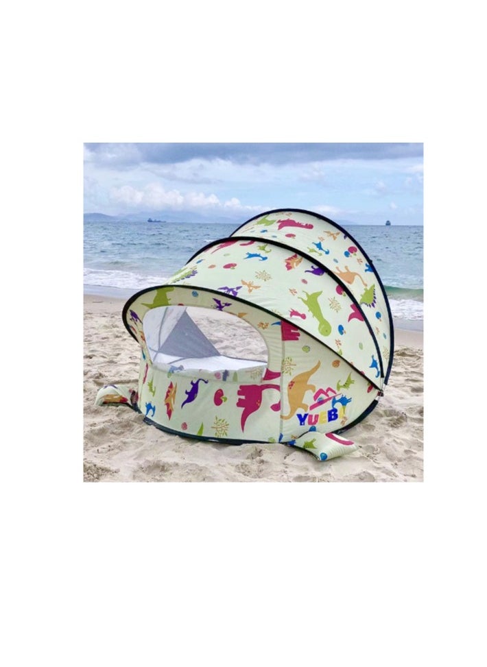 Seaside Beach Tent Fully Automatic Folding Quick Opening Sunshade Park Children Play Sand Camping Outdoor Portable