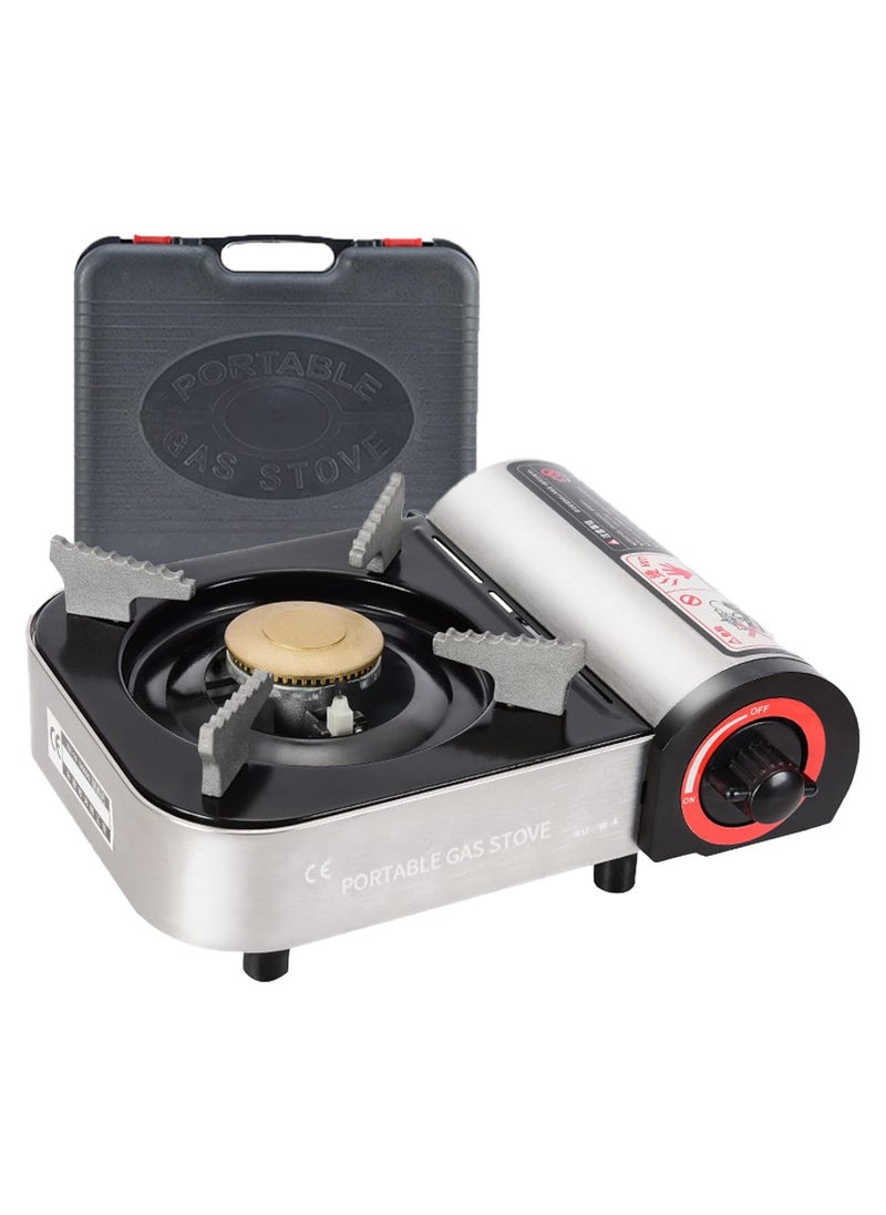 Mini Portable Gas Stove – Countertop Range/Stove 9,000 BTU 2.1kWh Gas Stove, Outdoor Cooking Camping