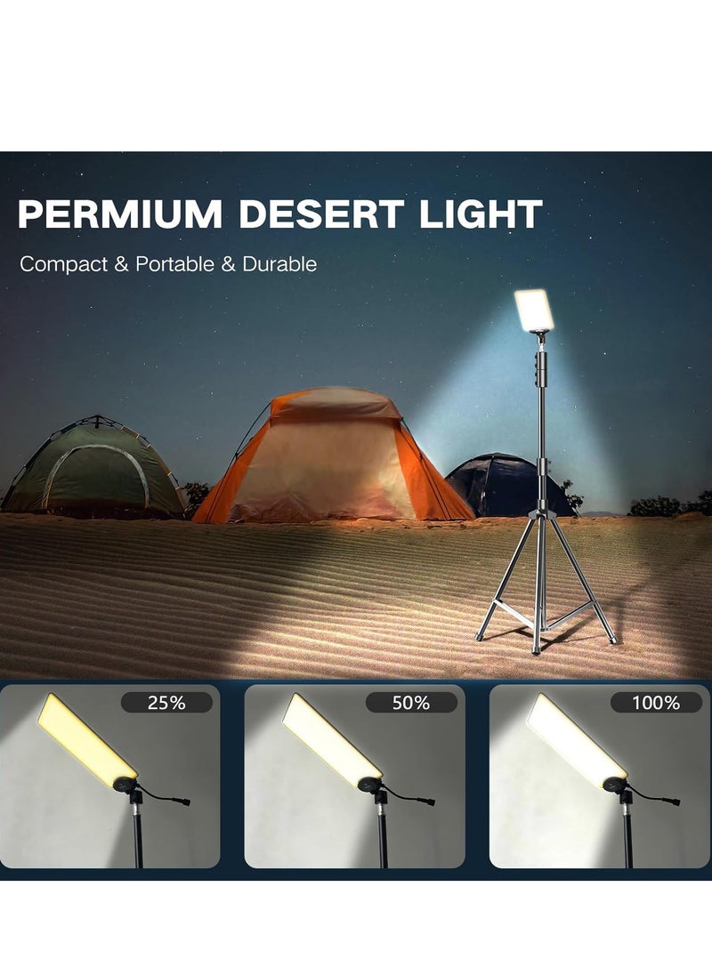 onpex Desert Camping Light 9600LM, New Telescopic Lamp with Fishing light Perfect for Outdoor Camping, Party, Street Stall, Any Outdoor Activities