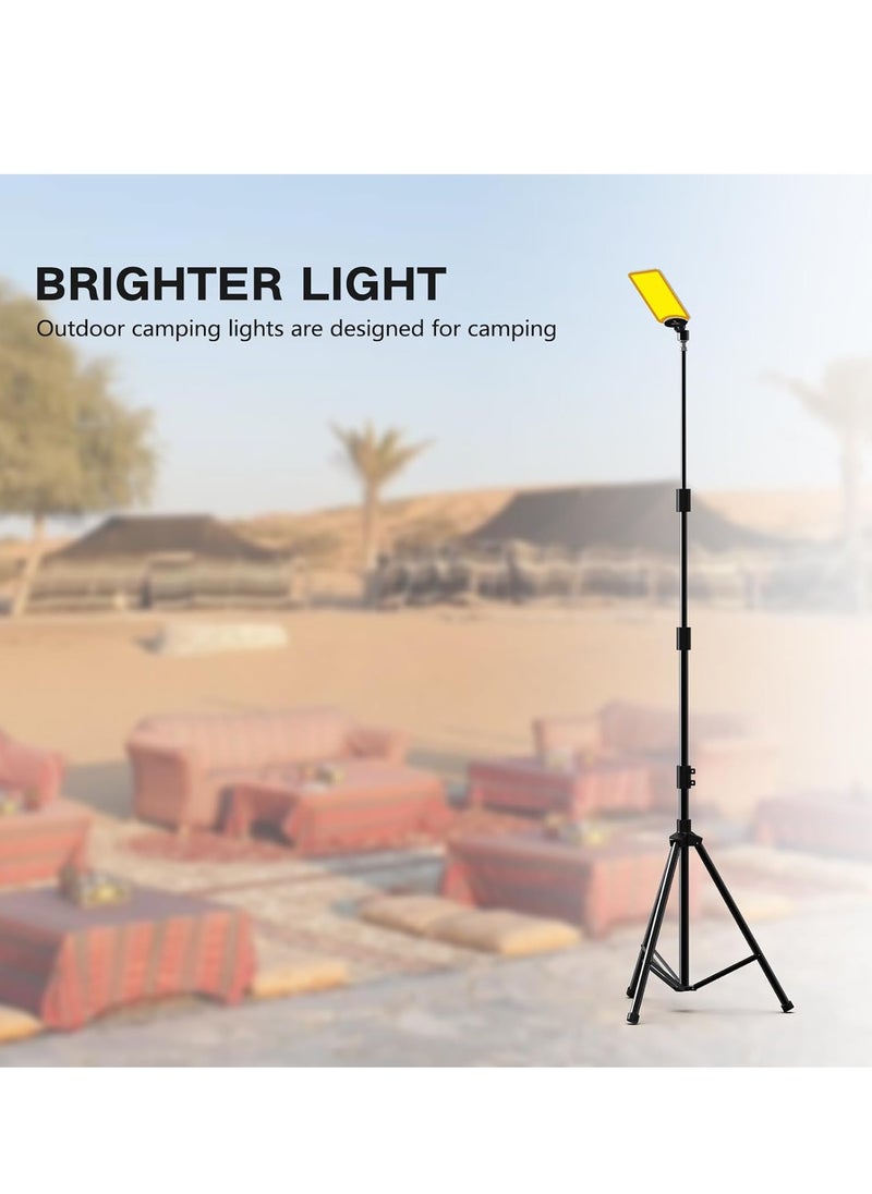 onpex Desert Camping Light 9600LM, New Telescopic Lamp with Fishing light Perfect for Outdoor Camping, Party, Street Stall, Any Outdoor Activities