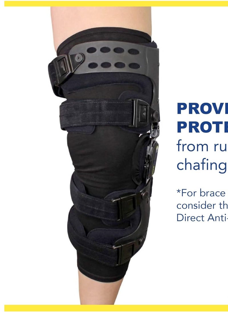 Knee Brace Undersleeve Closed Patella Protects Skin from Abrasions