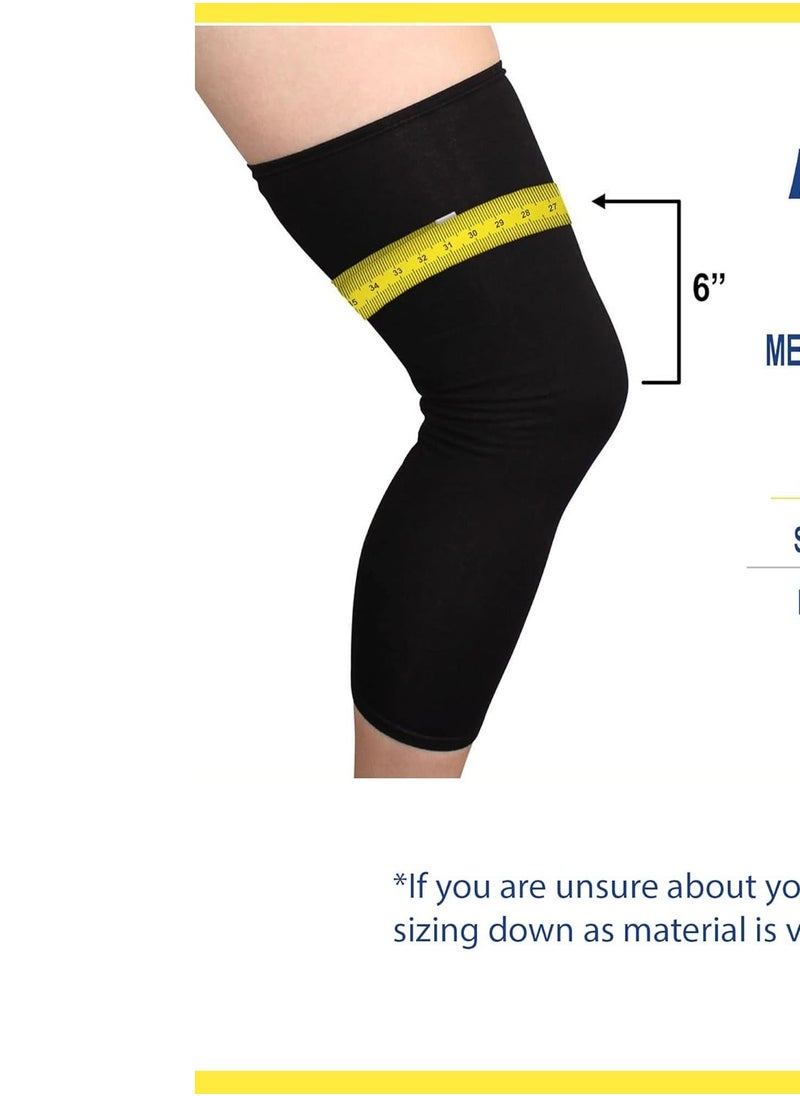 Knee Brace Undersleeve Closed Patella Protects Skin from Abrasions