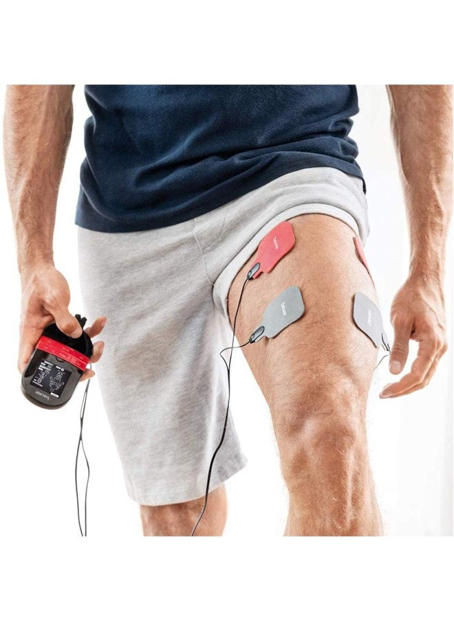 Digital TENS/EMS Device with Heat Function – 4-in-1 Pain Relief, Muscle Training, Relaxing Massage, and Heat Therapy