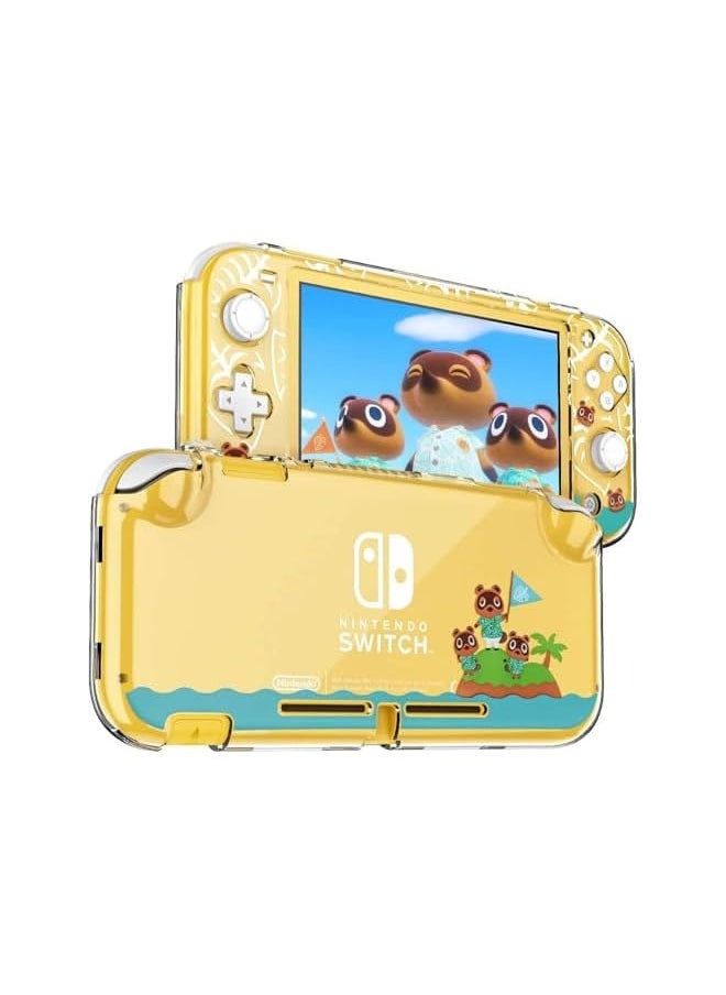 Case Compatible with Switch Lite -Clear Hard PC Case, Shock and Scratch Resistant, Compatible Case Accessories for Switch Lite and Joycon Controller (Cute Bear)