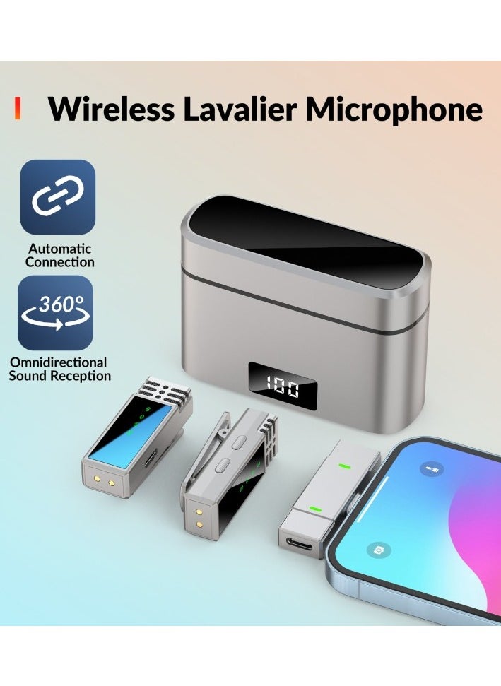 MW-15 USB-C / Type-C Port 2.4G Lavalier Wireless Microphone