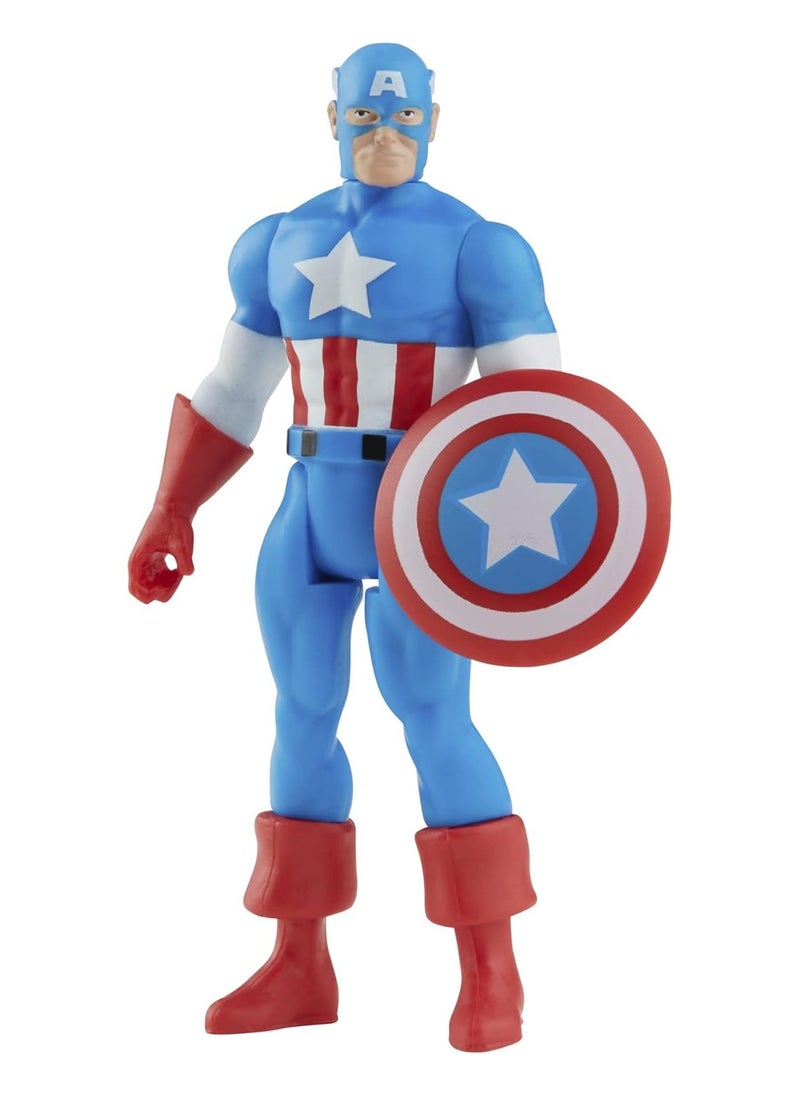 Hasbro Legends Series 3.75-inch Retro 375 Collection Captain America Action Figure