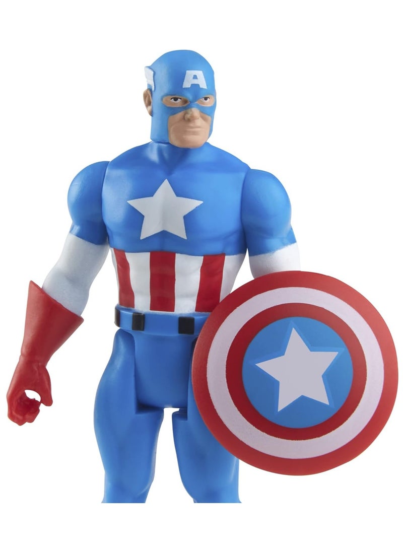 Hasbro Legends Series 3.75-inch Retro 375 Collection Captain America Action Figure