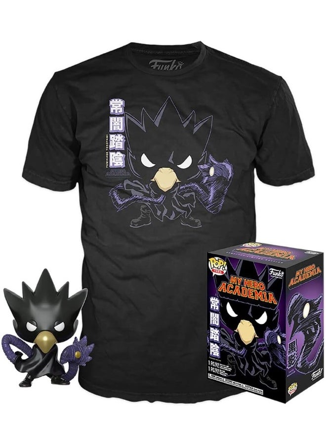 Funko Pop! & Tee: Animation: My Hero Academia: Tokoyami (Medium)