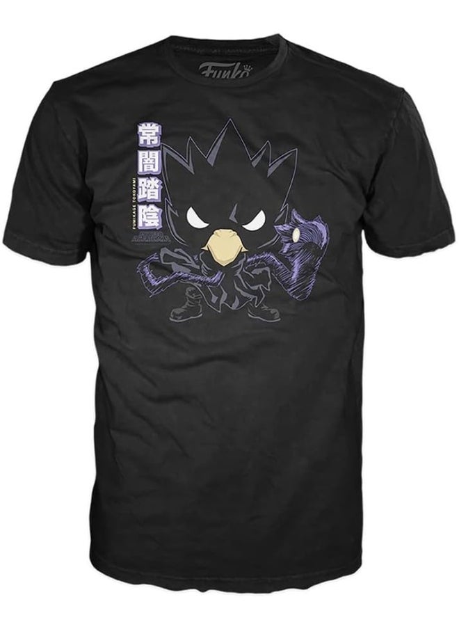 Funko Pop! & Tee: Animation: My Hero Academia: Tokoyami (Medium)