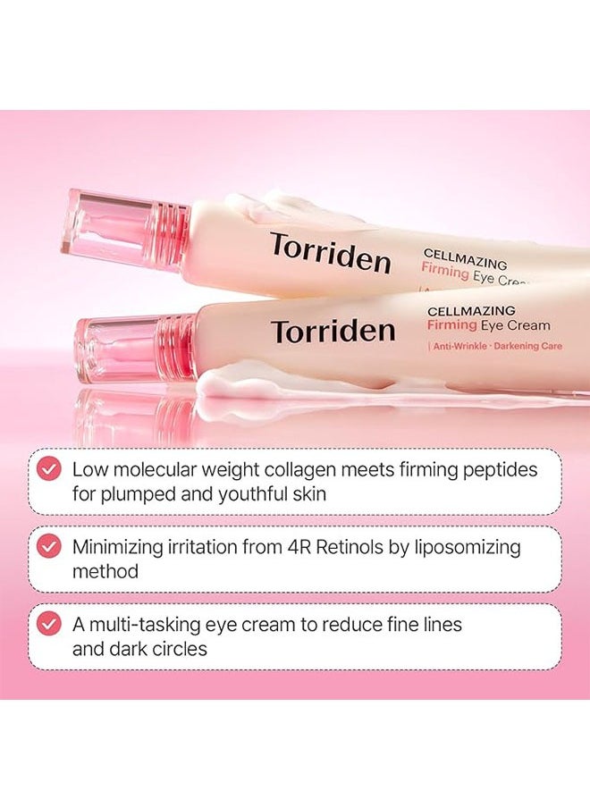Cellmazing Firming Eye Cream 30ml, Anti Wrinkle, Darkening and Dark Circles Care, Collagen Firming Eye Cream