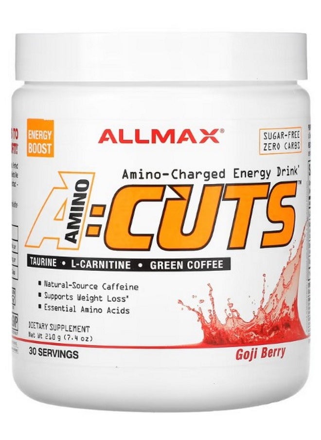 ACUTS AminoCharged Energy Drink Goji Berry 7.4 oz 210 g