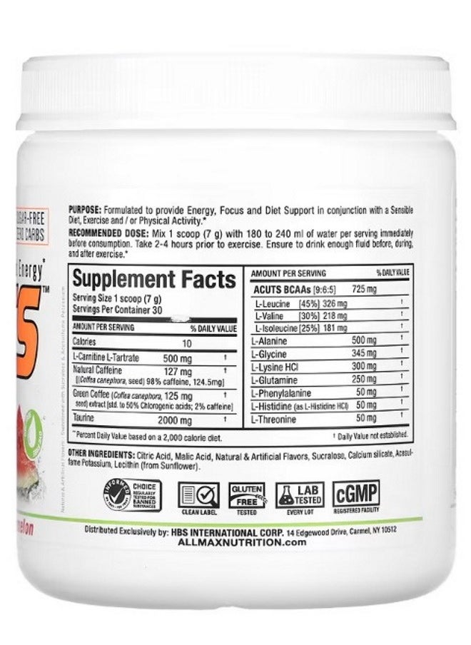 ACUTS  AminoCharged Energy Watermelon 7.4 oz 210 g