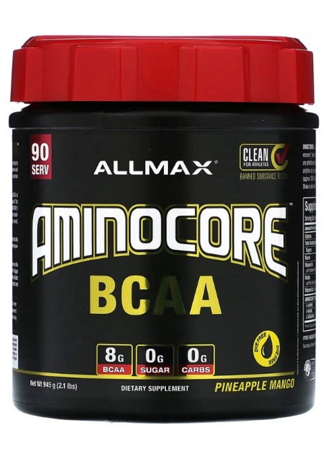 AMINOCORE BCAA Pineapple Mango 2.1 lbs 945 g