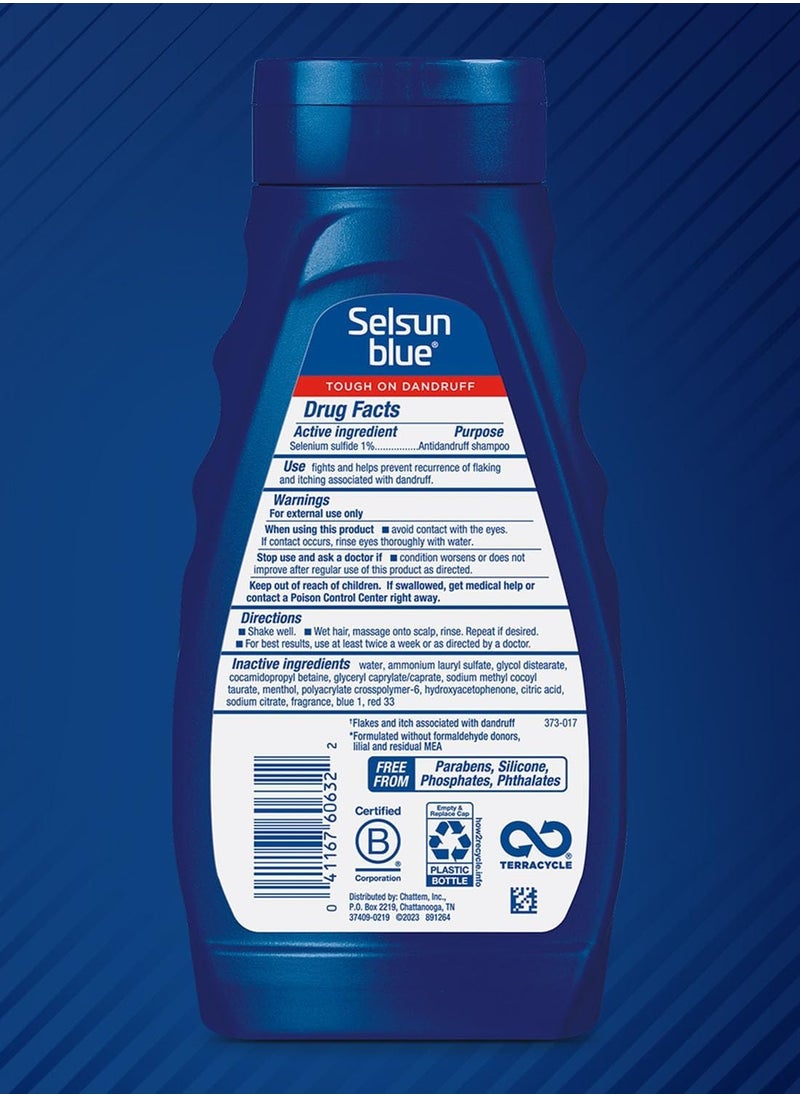 Medicated Antidandruff Shampoo Maximum Strength Scalp Treatment With Selenium Sulfide 11 fl oz