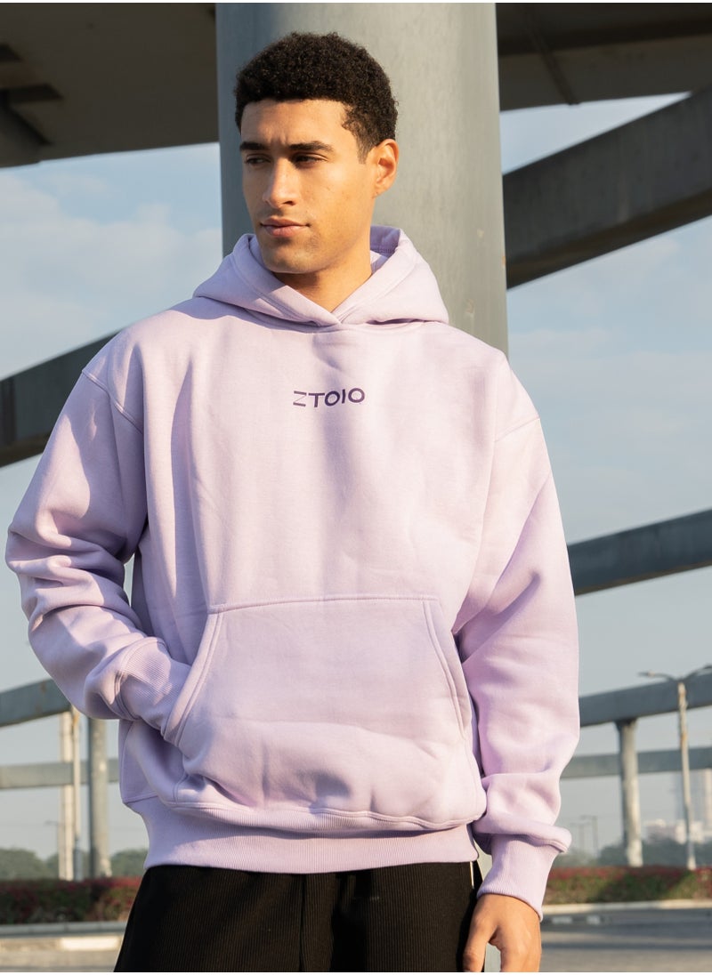 ZTOIQ Oversized Drop Fit Hoodie for Unisex – 100% Cotton Relaxed Fit Fleece Knit, Stylish & Comfortable