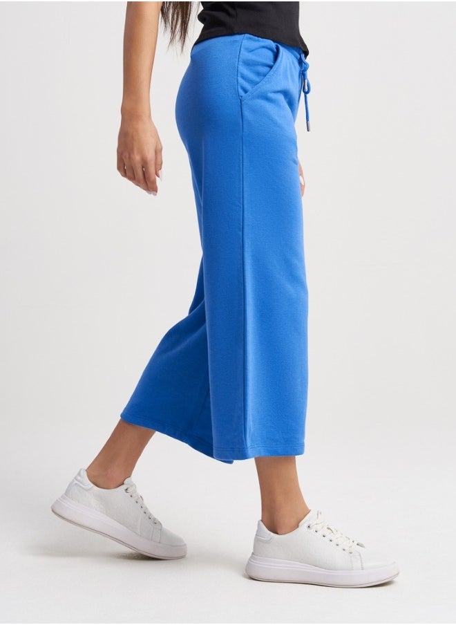 Royal Blue Cropped Pants