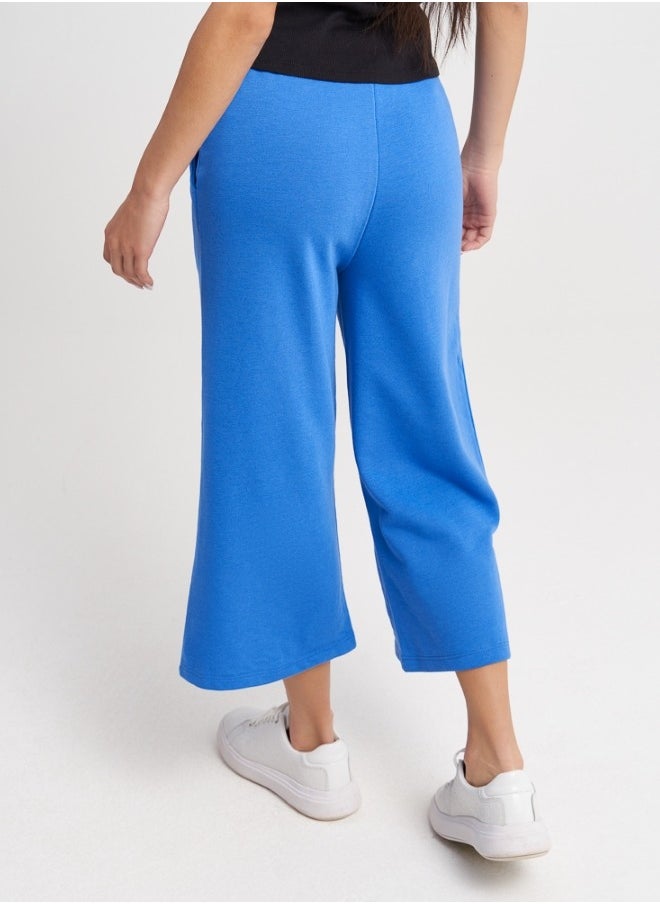 Royal Blue Cropped Pants