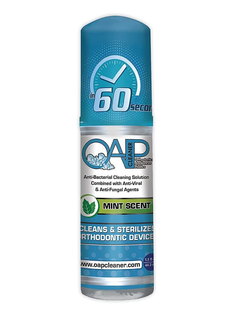 OAP Cleaner - Cleans & Sterilizes Removeable Dental and Ortho Appliances - Foam