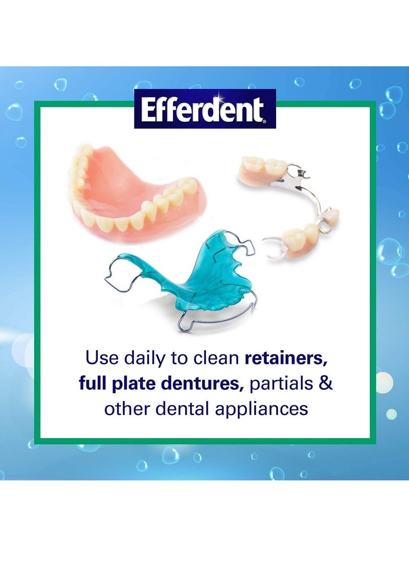 Efferdent Plus Mint Denture Cleanser Tablets 90 ea by Efferdent