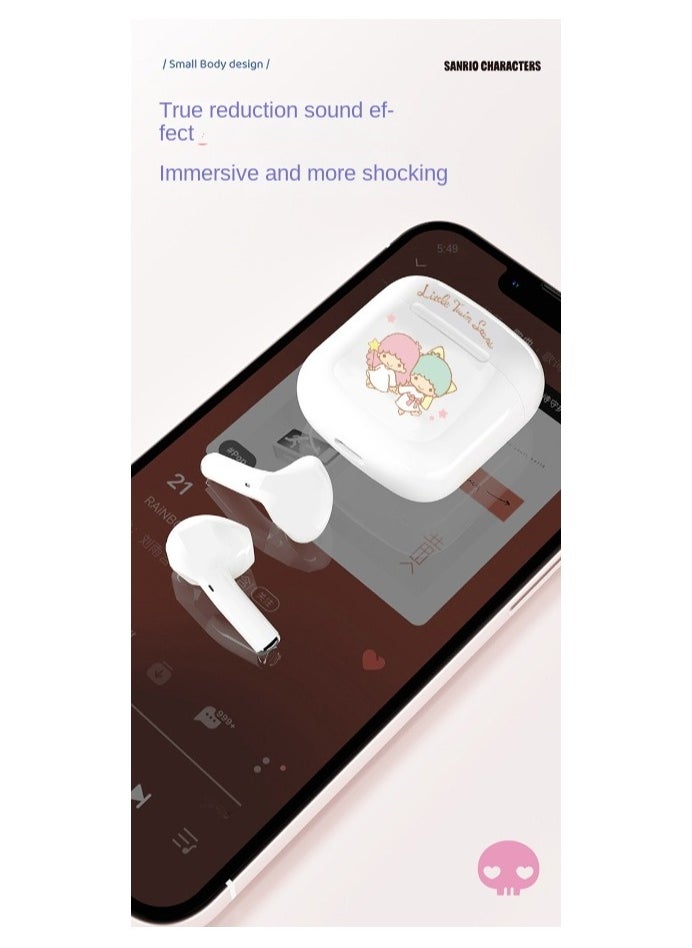 Cartoon KT Katie Bluetooth Earphones