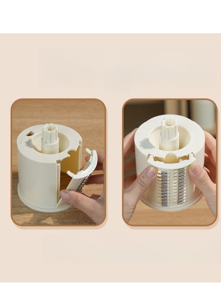 Electric Handheld Food Processor Household Multifunctional Drum Vegetable Cutting Tool