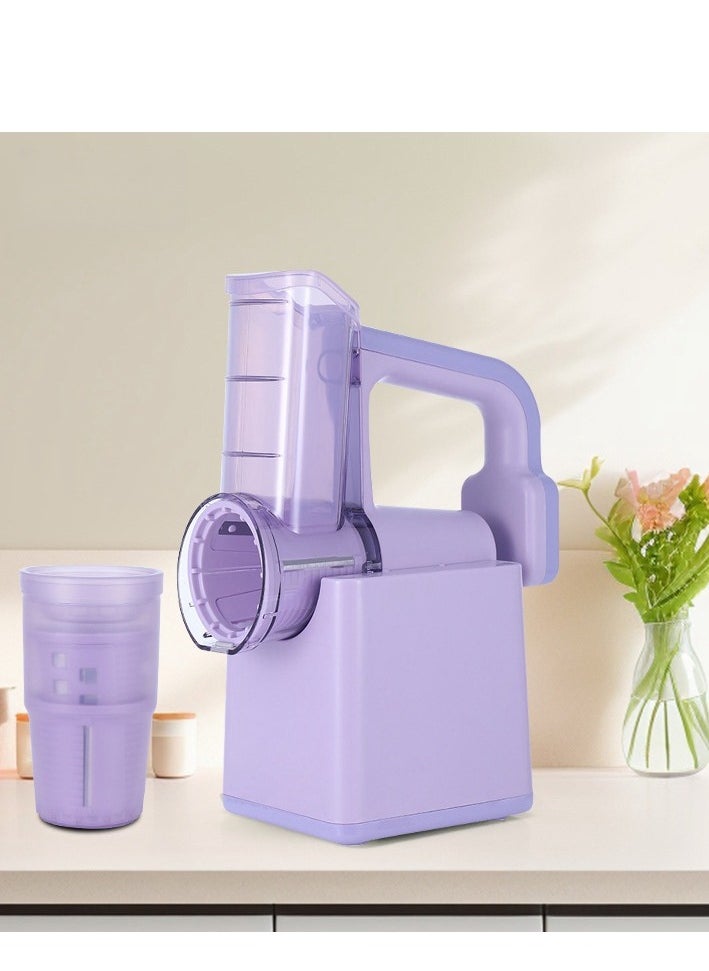 Electric Handheld Food Processor Household Multifunctional Drum Vegetable Cutting Tool