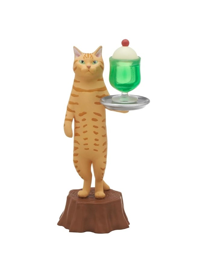 Kitan Club Cat Cafe Plastic Toy- Blind Box Includes 1 of 5 Collectable Figurines - Fun, Versatile Decoration - Authentic Japanese Design - Made from Durable Plastic