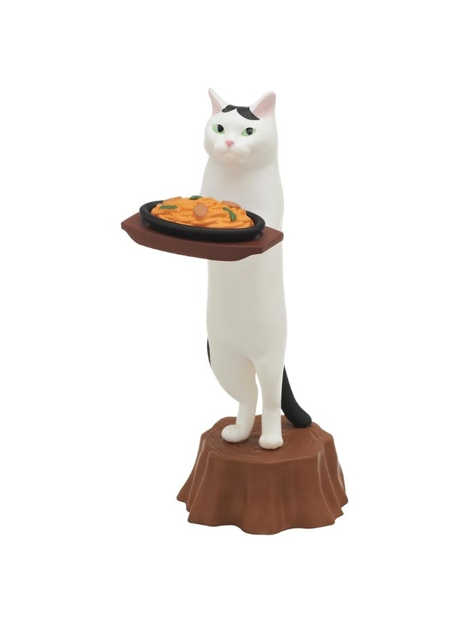 Kitan Club Cat Cafe Plastic Toy- Blind Box Includes 1 of 5 Collectable Figurines - Fun, Versatile Decoration - Authentic Japanese Design - Made from Durable Plastic