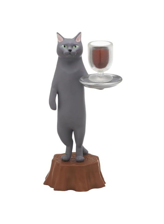 Kitan Club Cat Cafe Plastic Toy- Blind Box Includes 1 of 5 Collectable Figurines - Fun, Versatile Decoration - Authentic Japanese Design - Made from Durable Plastic